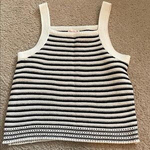 Cat & Jack Monochrome knit Striped Tank Top